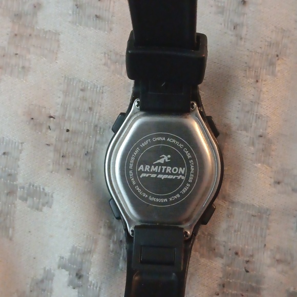 Ladies Armitron Sport Watch Black - Picture 2 of 5